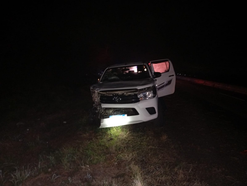 Violento choque por alcance y vuelco en la Ruta 226